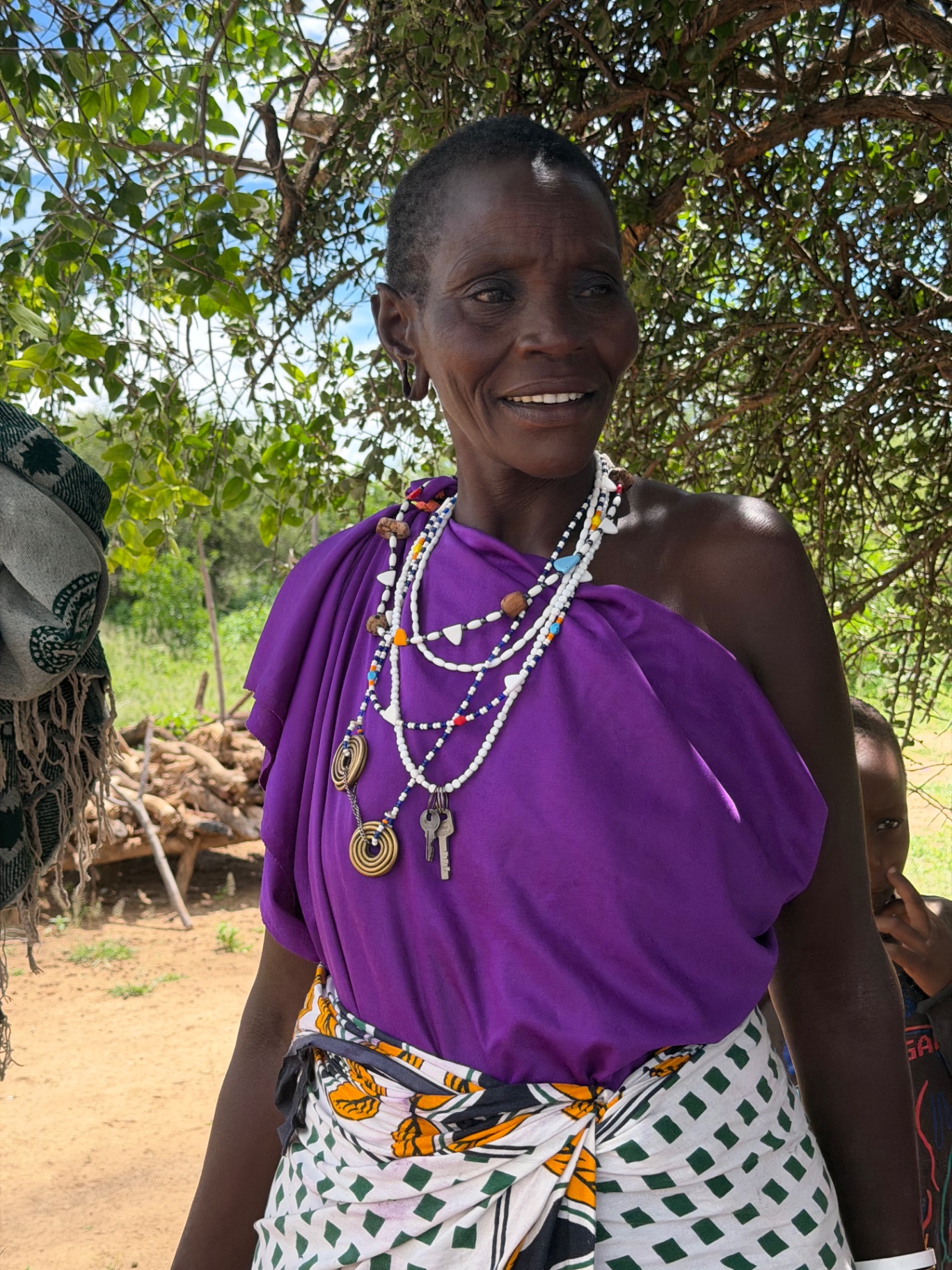 Maasai-kvinna i Mobility Care-programmet